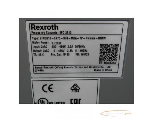 Rexroth EFC 3610 Frequenzumrichter R912005718 FD: 16W23 > ungebraucht! - Bild 5