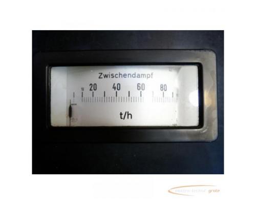 Siemens Analoganzeige "Zwischendampf 10-80 t/h" - Bild 1