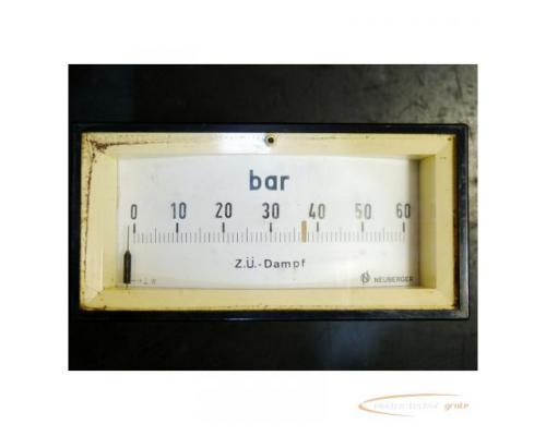 Neuberger Analoganzeige "Z.Ü.-Dampf 0-60 bar" - Bild 1