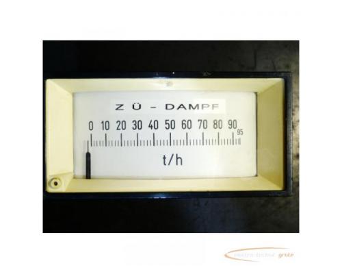 Analoganzeige "ZÜ-Dampf 0-95 t/h" - Bild 1