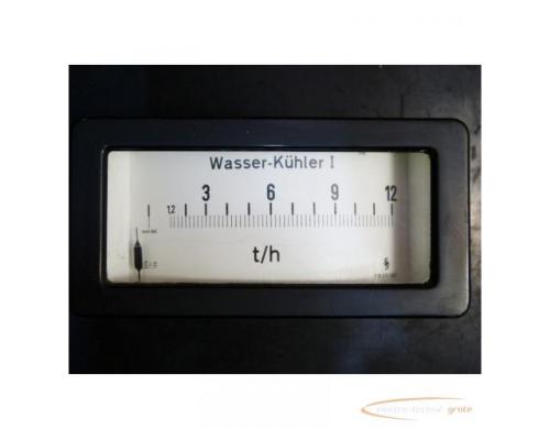 Siemens Analoganzeige "Wasser-Kühler I 1.2-12 t/h" - Bild 1