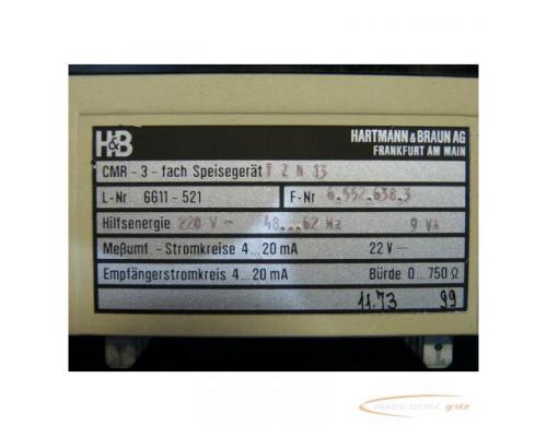 Hartmann & Braun TZN 13 CMR-3-fach Speisegerät - Bild 2