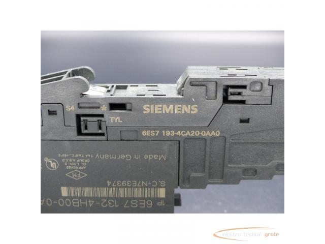Siemens 6ES7132-4HB00-0AB0 Analog Input + 6ES7193-4CA20-0AA0 Terminal Module - 3