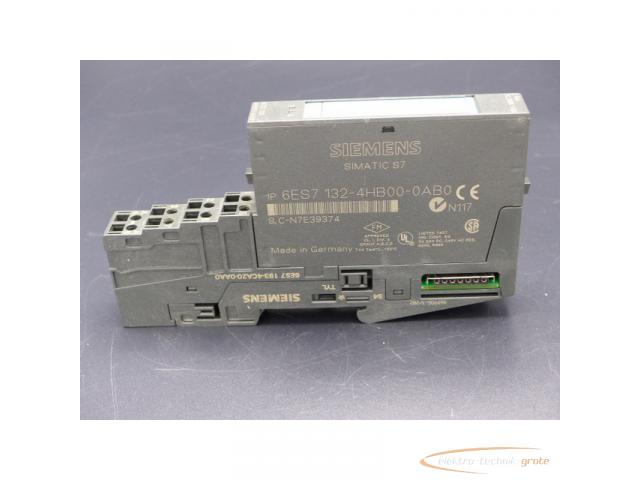 Siemens 6ES7132-4HB00-0AB0 Analog Input + 6ES7193-4CA20-0AA0 Terminal Module - 5