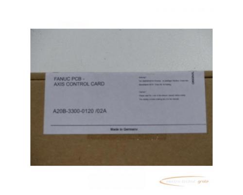 Fanuc A20B-3300-0120 / 02A - A20B-3300-0120 /02A PCB-Axis Control Card > ungebraucht! - Bild 2