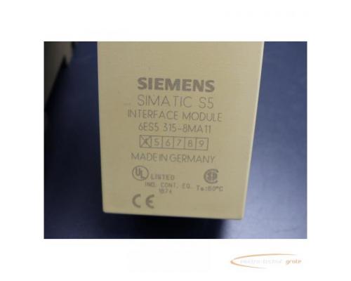 Siemens Interface Module 6ES5315-8MA11 E-Stand 4 - Bild 2