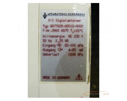 Apparatebau Hundsbach AH77628-H2010-A000 P/I Signalumformer SN:0969 6075 - Bild 2
