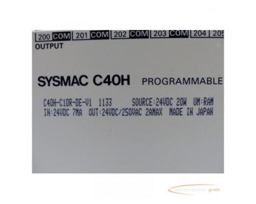 Omron C40H-C1DR-DE-V1 1133 Sysmac C40H Programmable Controller - Bild 6