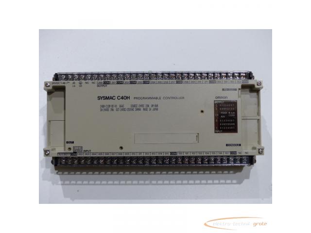 Omron C40H-C1DR-DE-V1 0643 Sysmac C40H Programmable Controller - 4
