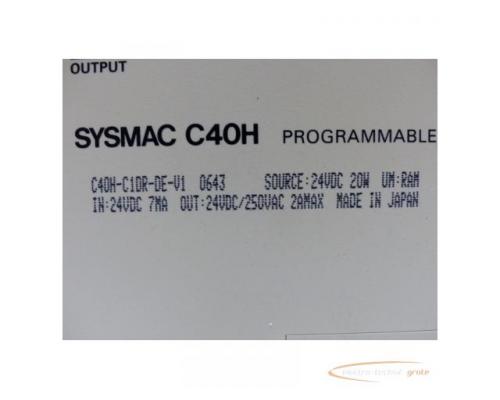 Omron C40H-C1DR-DE-V1 0643 Sysmac C40H Programmable Controller - Bild 6