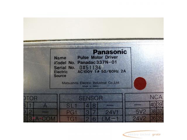 Panasonic Panadac 337N-01 Pulse Motor Driver - 5