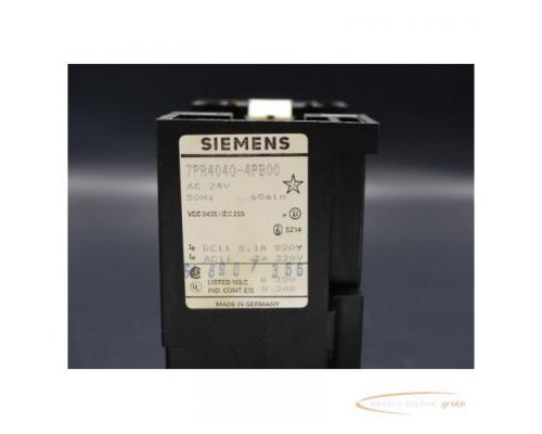 Siemens 7PR4040-4PB00 Zeitrelais AC 24V 50 Hz ? 60min - Bild 2