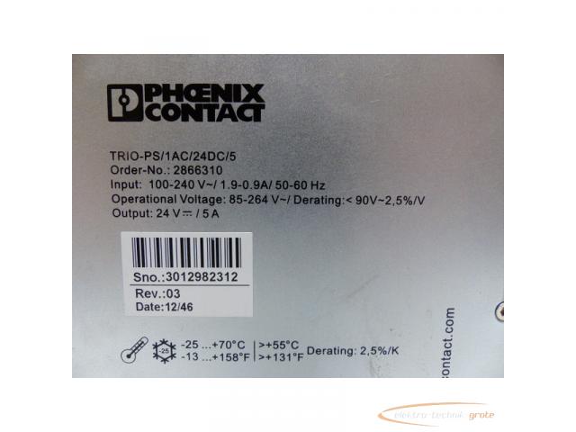 Phoenix Contact TRIO-PS / 1AC / 24DC / 5 - TRIO-PS/1AC/24DC/5 Stromversorgung 2866310 - 4