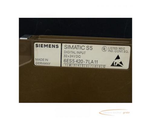 Siemens 6ES5420-7LA11 Simatic Digitaleingabe E-Stand 2 - Bild 3