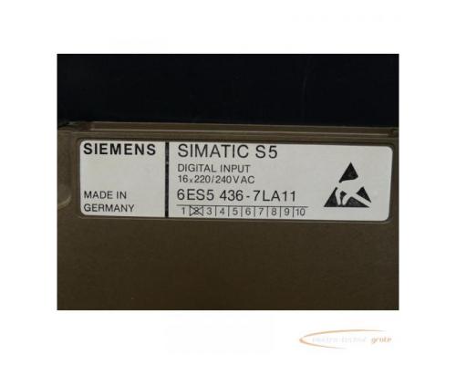 Siemens 6ES5436-7LA11 Simatic Digitaleingabe E-Stand 2 - Bild 3