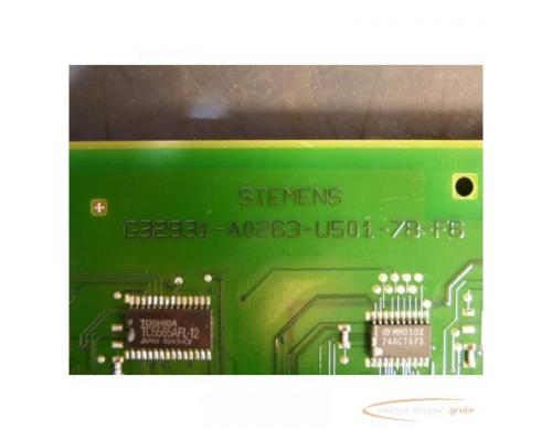 Siemens G32931-A0263-U501-78-F6 CPU-Board - Bild 2