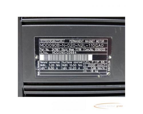 Indramat MDD090B-N-020-N2L-110GA0 Permanent Magnet Motor > ungebraucht! - Bild 4
