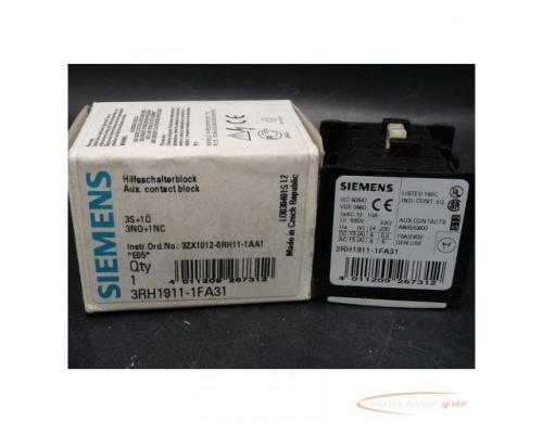 Siemens 3RH1911-1FA31 Hilfsschalterblock > ungebraucht! - Bild 3