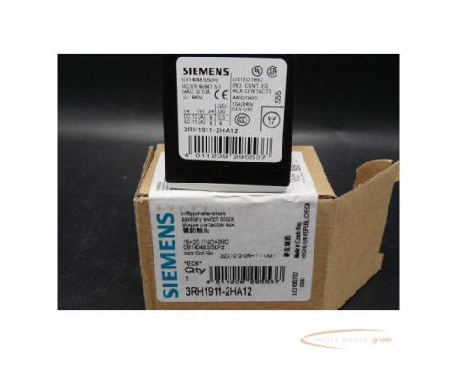 Siemens 3RH1911-2HA12 Hilfsschalterblock > ungebraucht! - Bild 3
