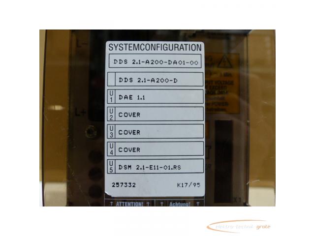 Indramat DDS 2.1-A200-D Digital A.C. Servo Controller - 4