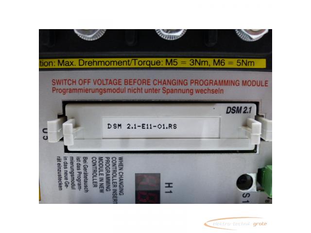 Indramat DDS 2.1-A200-D Digital A.C. Servo Controller - 5