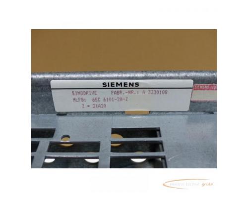 Siemens 6SC6101-2A-Z Servo Drive, ohne Karten ! - Bild 4