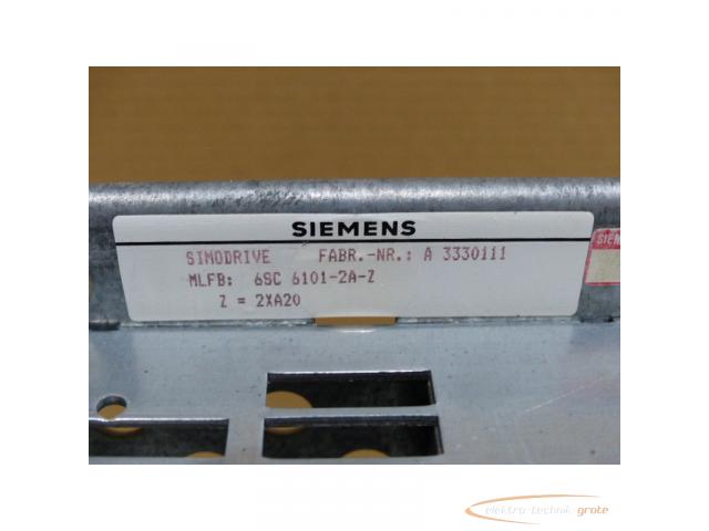 Siemens 6SC6101-2A-Z Servo Drive, ohne Karten ! - 4