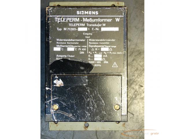 Siemens M71285-D111 Teleperm Transducer W - 1