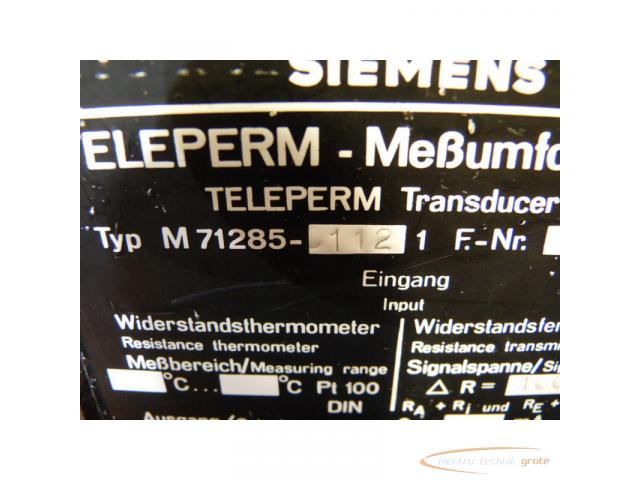 Siemens M71285-112 Teleperm Transducer W - 3