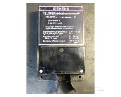 Siemens M970-A5 Teleperm Meßumformer W - Bild 1