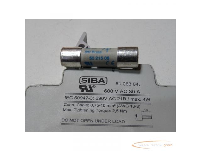 SIBA 10x38 690V 51 063 04 Sicherungshalter mit SIBA 12A 50 215 06 PV Sicherung - 2