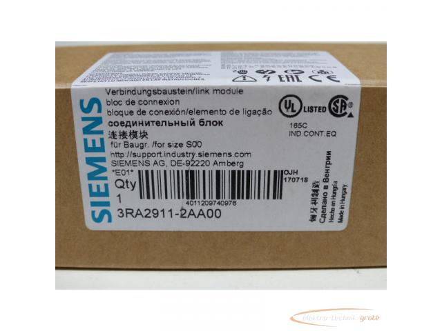 Siemens 3RA2911-2AA00 Verbindungsbaustein > ungebraucht! - 3