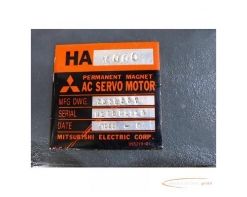 Mitsubishi HA100C Permanent Magnet AC Servo Motor mit Tamagawa Seiki ATT-A-II Encoder - Bild 3