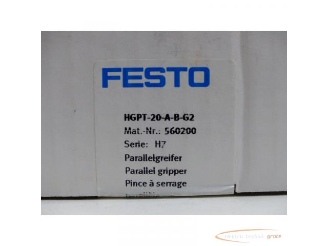 Festo HGPT-20-A-B-G2 Parallelgreifer 560200 > ungebraucht! - 2