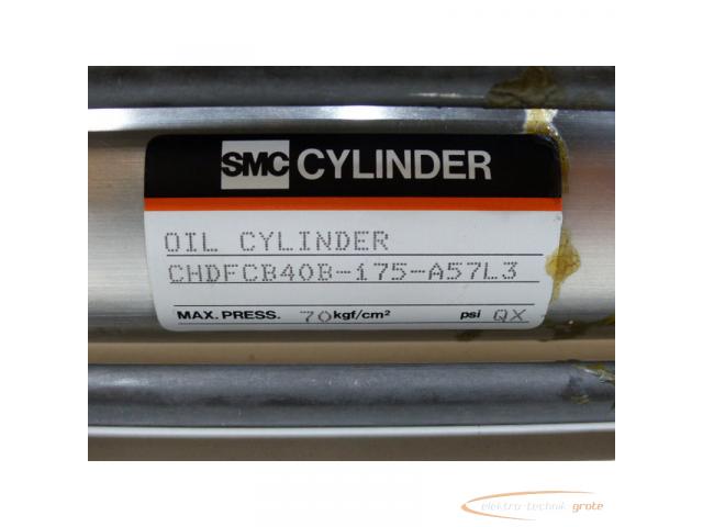 SMC CHDFCB40B-175-A57L3 Oil Cylinder - 3