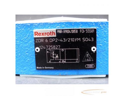 Rexroth ZDR 6 DP2-43/210YM S043 - ZDR 6 DP2-43 / 210YM S043 Druckreduzierungsventil MNR: R900410858 - Bild 3