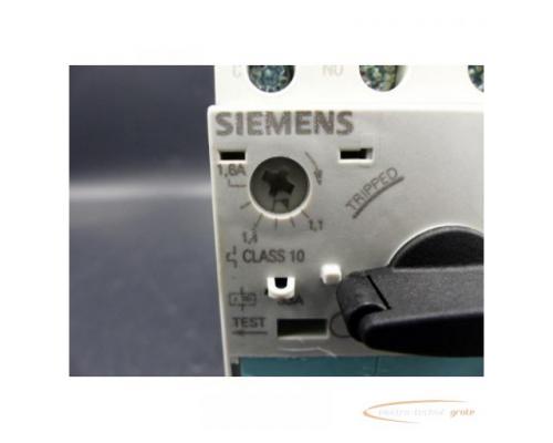 Siemens Sirius 3RV1421-1AA10 Leistungsschalter 1,1...1,6 A + 3RV1901-1D Hilfsschalter - Bild 6