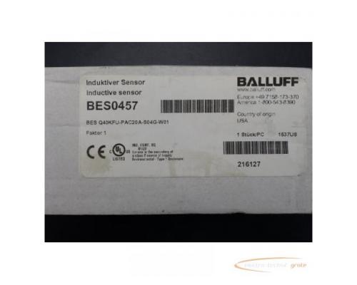 Balluff BES0457 - BES Q40KFU-PAC20A-S04G-W01, induktiver Sensor > ungebraucht! - Bild 3