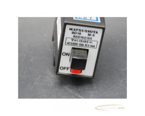 Matsushita BD16, M-5 BAD162155, 41-15193, 15 AMP Leistungsschalter - Bild 4