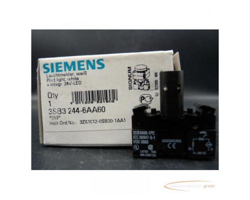 Siemens 3SB3244-6AA60 Leuchtmittel weiß 24V LED >ungebraucht! - Bild 2
