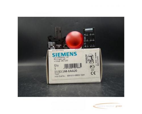 Siemens 3SB3244-6AA20 Leuchtmittel rot 24V LED >ungebraucht! - Bild 2