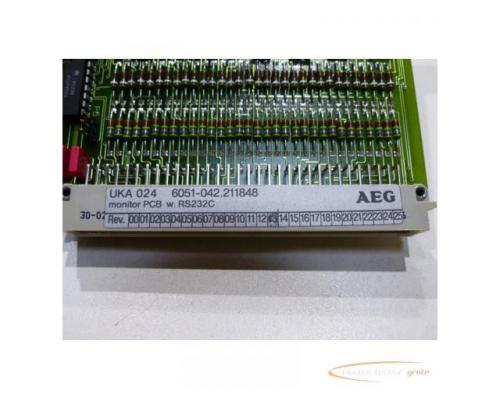 AEG UKA 024 6051-042.211848 Monitor PCB Elektronikmodul E Stand 13 - Bild 6