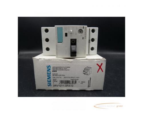 Siemens 3RV1011-0FA10 Leistungsschalter >ungebraucht! - Bild 4