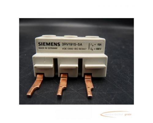 Siemens 3RV1915-5A 3-Phasen-Einspeiseklemme > ungebraucht! - Bild 2