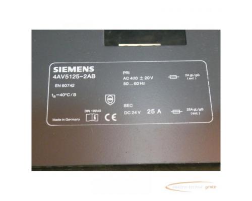 Siemens 4AV5125-2AB Gleichrichtergerät dreiphasig 24V/25A > ungebraucht! - Bild 3