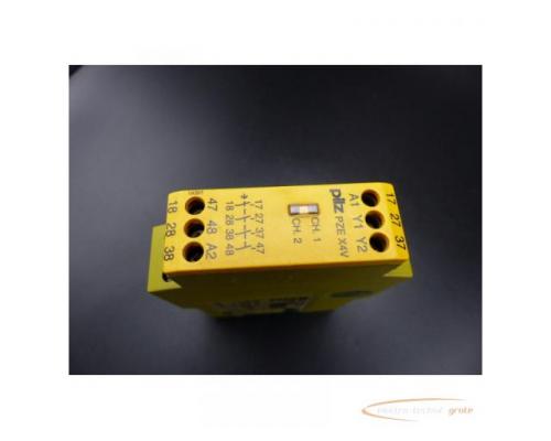 Pilz 24 VDC Sicherheitsrelais PZE X4V 2/24VDC 4n/o fix - Bild 2