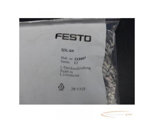 Festo QSL-6H L-Steckverbindung 153057 , VPE = 10 Stück > ungebraucht! - Bild 2