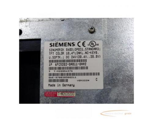 Siemens 6FC5203-0AB11-0AA2 Flachbedientafel OP031 Version C > mit 12 Monaten Gewährleistung! - Bild 3