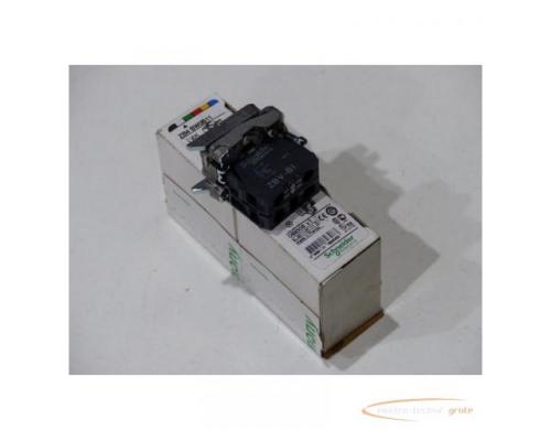 Schneider Electric ZB4 BW0B11 Hilfsschalterblock, Ø 22, weiß Integral LED 1S, VPE = 2 Stück > ung - Bild 1