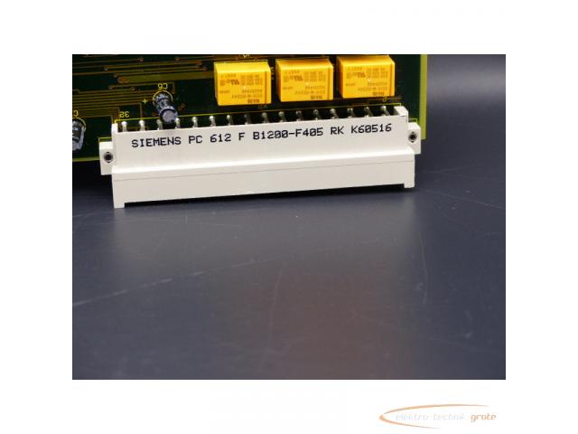 Siemens PC 612 F B1200 - F405 RK K60516 Board - 2